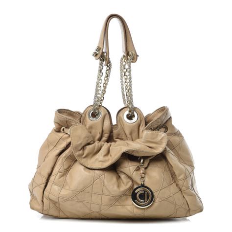 dior le 30 medium tote|CHRISTIAN DIOR Lambskin Cannage Medium Le Trente Tote.